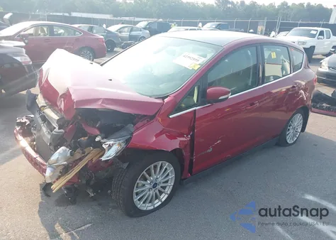 2015 Ford C-Max Hybrid Sel из США, поврежденный, VIN 1FADP5BU6FL104502